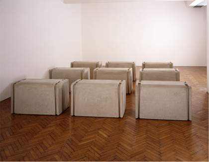 Rachel Whiteread Untitled (Nine Tables) 1998 Tate © Rachel Whiteread. Photo © Tate