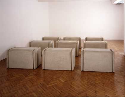 ​Rachel Whiteread Untitled (Nine Tables) 1998 Tate © Rachel Whiteread. Photo © Tate​