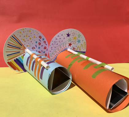 Make a paper kaleidoscope inspired by Olafur Eliasson