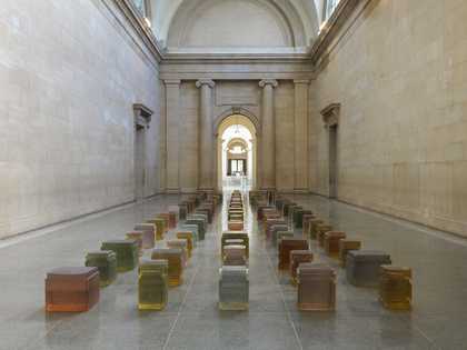 Rachel Whiteread Untitled (One Hundred Spaces) 1995