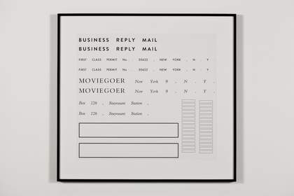 Larry Johnson, Untitled (Moviegoer Type) 2010