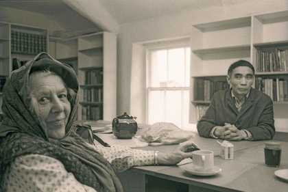 Winifred Nicholson and Li Yuan-chia in Cumbria, 1975