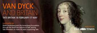 Van Dyck and Britain exhibition banner