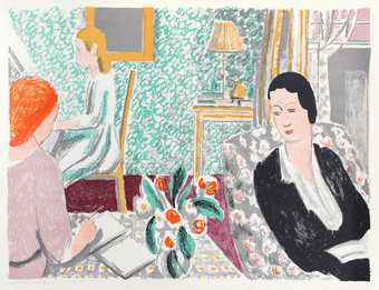 Vanessa Bell, The Schoolroom, 1938, lithograph, 46 x 61.5 cm - © Estate of Vanessa Bell, courtesy Henrietta Garnett, photo goldmarkart