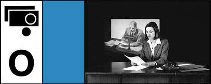 Victor Burgin Section from Office at Night 1986 (detail)