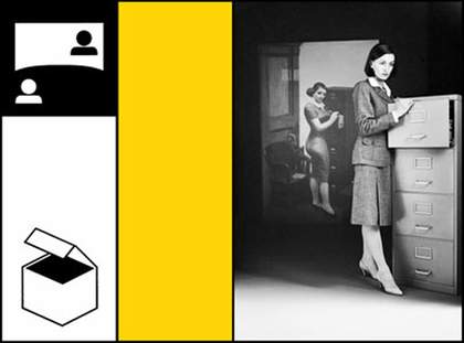 Victor Burgin Section from Office at Night 1986 (detail)