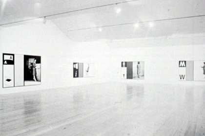 Victor Burgin Office at Night, 1986 Installed in Knight Gallery