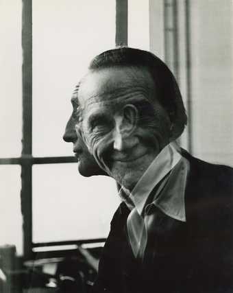 Victor Obsatz, Portrait of Marcel Duchamp, 1953 - Courtesy Moeller Fine Art, New York