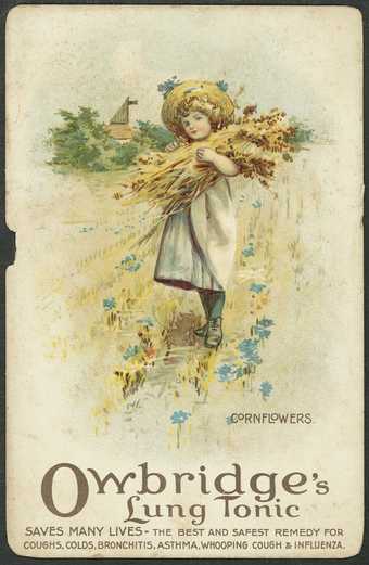 Victorian advertising card for Owbridge's Lung Tonic