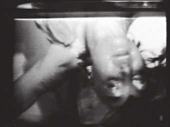 Video stills from Joan Jonas's Vertical Roll, 1972 (2)