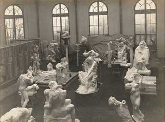 View of Rodin’s studio, 1904–5. Photo by Jacques-Ernest Bulloz, Musée Rodin