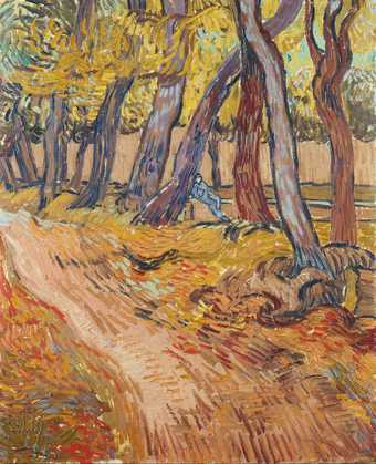 Vincent van Gogh, Path in the garden of the asylum, November 1889, 1889, oil paint on canvas, 61.4 x 50.4 cm