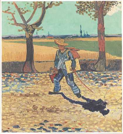 Vincent van Gogh, The Painter on the Road to Tarascon, 1888, oil paint on canvas, 48 x 44 cm (destroyed)