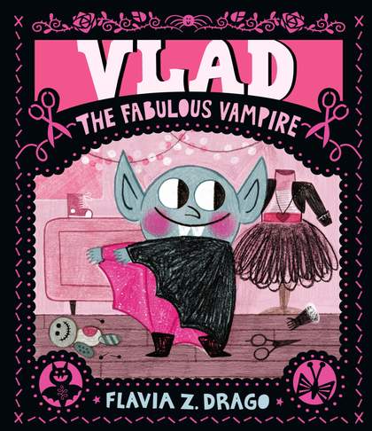 a drawing of a vampire
