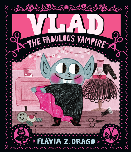 a drawing of a vampire