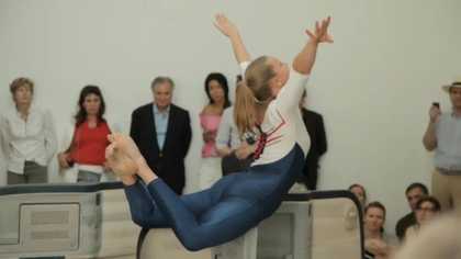 Still image from video showing performance