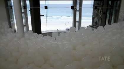 Martin Creed installation at Tate St Ives