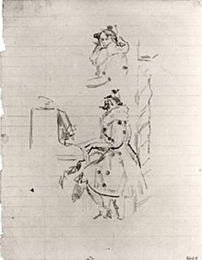 Walter Richard Sickert Sketch for ‘Brighton Pierrots' 1915