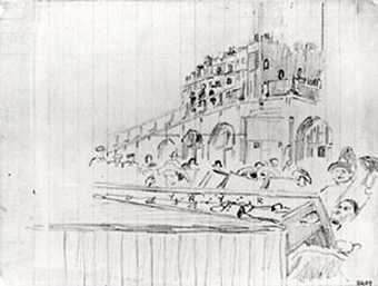 Walter Richard Sickert Sketch for ‘Brighton Pierrots’ 1915