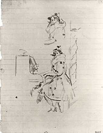 Walter Richard Sickert Sketch for ‘Brighton Pierrots' 1915