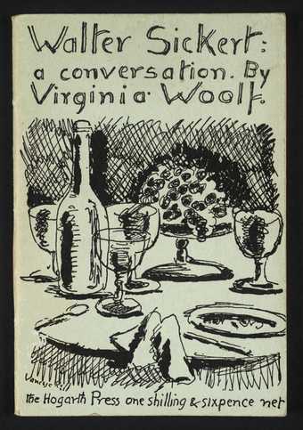 Cover of 'Walter Sickert: a conversation', by Virginia Woolf, Tate Archive