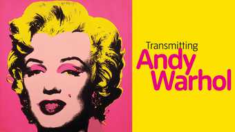 Transmitting Andy Warhol website banner