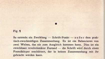Wassily Kandinsky Fig. 1 from Punkt und Linie zur Fläche, Albert Langen, Munich 1926