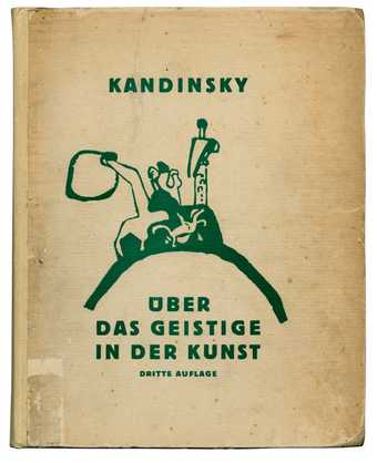 Wassily Kandinsky Concerning the Spiritual in Art 1912 Cover of the original German version