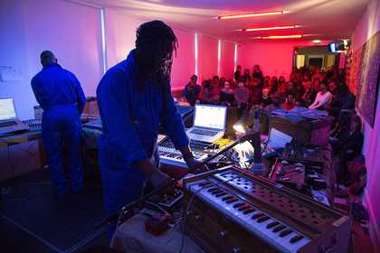 The Data thieves perform at Tate Britain