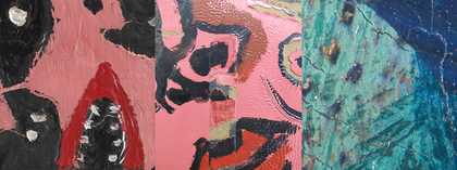 [Left] The Three Dancers, Pablo Picasso, 1925 (T00729), © Succession Picasso/DACS 2016 [Centre] The Handsome Pork-Butcher, Francis Picabia, c.1924-6, c.1929-35 (T07108), © ADAGP, Paris and DACS, London 2016 [Right] Celebes, Max Ernst, 1921 (T01988), © ADA