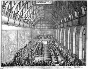 Wenceslaus Hollar Banquet in St George’s Hall, Windsor c.1663–72