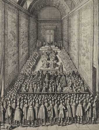 Wenceslaus Hollar Trial of William Laud, Archbishop of Canterbury 1644