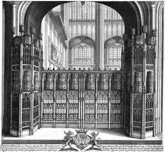 Wenceslaus Hollar Tomb of Edward IV, Windsor c.1665–6