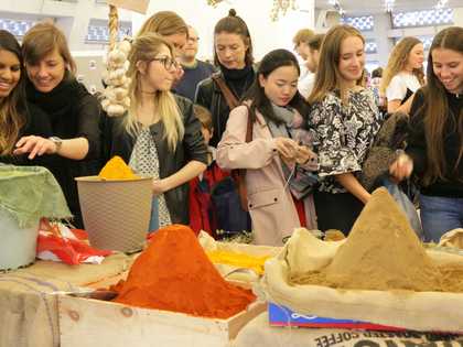 Students at the University of Westminster