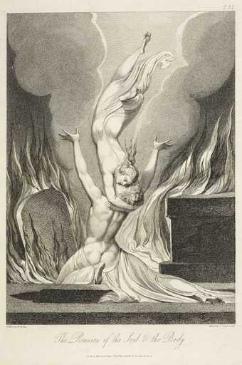 William Blake The Reunion of the Soul and the Body in Robert Blair, ‘The Grave’, London 1808