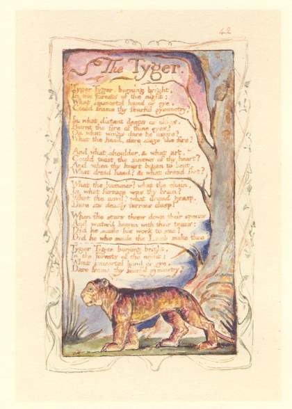 William Blake, Songs of Innocence and of Experience, The Tyger