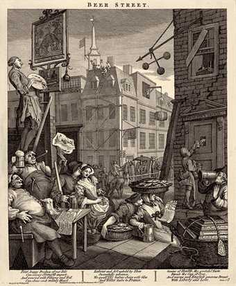 William Hogarth Beer Street 1751