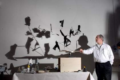 William Kentridge with his works for Da Capo