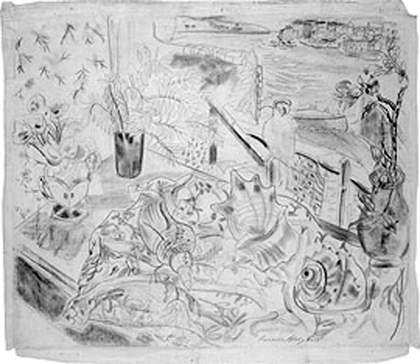 Frances Hodgkins Wings over Water 1931–2 Pencil