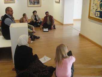Workshop in the Jordan National Gallery of Fine Art, February 2006