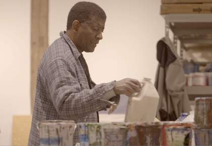 Andy Mundy Castle, William T. Williams – A Diamond In A Box 2017, film still. Courtesy the artist
