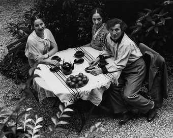 Marc Chagall and family photographed by André Kertész in 1933