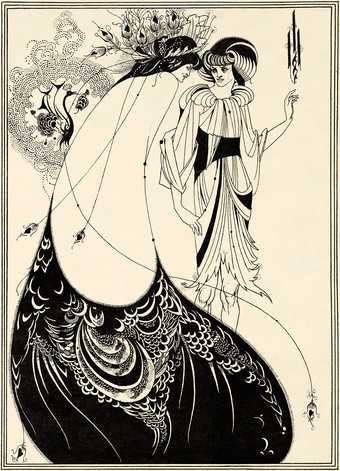illustration showing 2 characters in decadent dress facing one another