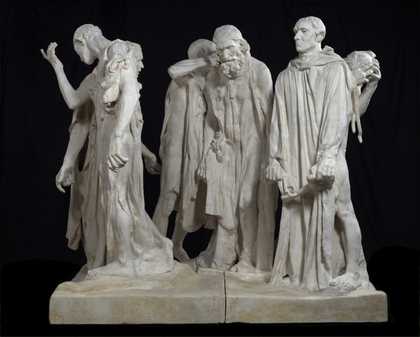 group of men sculpture by rodin