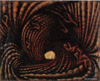 Yayoi Kusama Accumulation of the Corpses (Prisoner Surrounded by the Curtain of Depersonalization) 1950 © Yayoi Kusama Kusama Studio, Inc. Collection: National Museum of Modern Art, Tokyo.