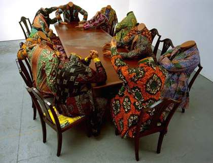 Yinka Shonibare Scramble for Africa 2003