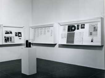 Installaton view of Two European Artists 1974