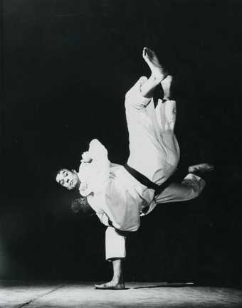 Klein performing a Judo throw
