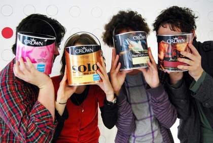 Young people at Tate Liverpool's Colour Tent event