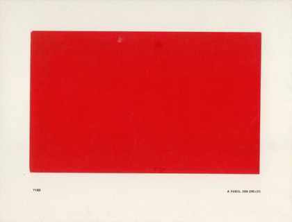 Yves Klein Yves Peintures 1954